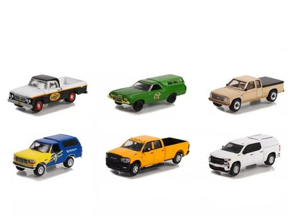 Greenlight Blue Collar Collection Series 11 (Set mit 6 Modellwagen) 1:64 Modelle