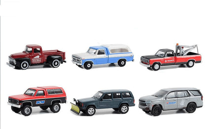 Greenlight Blue Collar Collection Series 12 (Set mit 6 Modellwagen) 1:64 Modelle