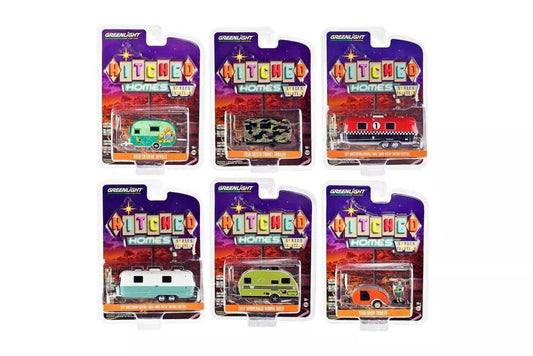 Greenlight Hitched Homes Series 13 (Set mit 6 Modellwagen) 1:64 Modelle - Artexio