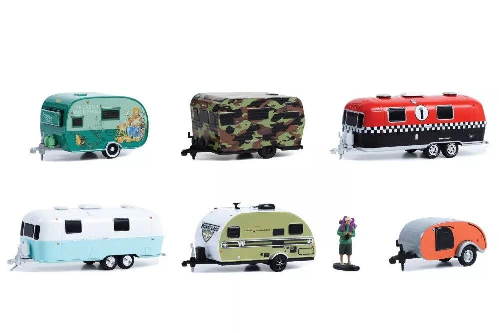 Greenlight Hitched Homes Series 13 (Set mit 6 Modellwagen) 1:64 Modelle - Artexio