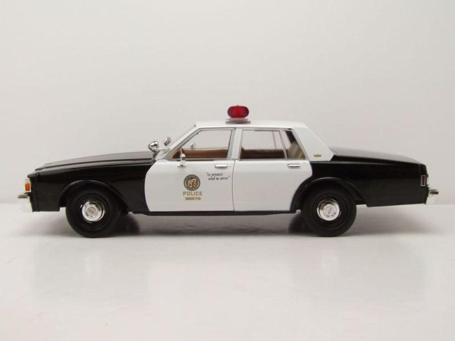 Greenlight Terminator 2: Judgment Day (1991) - 1987 Chevrolet Caprice Metropolitan Police with T 1:18 Modell - Artexio