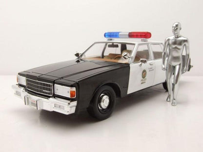 Greenlight Terminator 2: Judgment Day (1991) - 1987 Chevrolet Caprice Metropolitan Police with T 1:18 Modell - Artexio