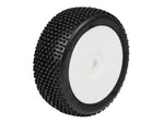GRP 1:8 Buggy Komplettrad M20 BLOCK Felgendesign weiß in S25 Synthetic Compound Super Soft