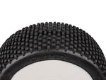 GRP 1:8 Buggy Komplettrad M20 BLOCK Felgendesign weiß in S35 Synthetic Compound Soft