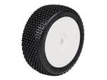 GRP 1:8 Buggy Komplettrad M20 BLOCK Felgendesign weiß in S35 Synthetic Compound Soft