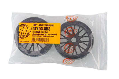 GRP 1:8 GT XB3 Profil T03 REVO Komplettrad Soft schwarz