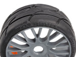 GRP 1:8 GT XM4 profile T03 REVO complete wheel soft-medium gray "brand cup"