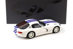 GT Spirit Dodge Viper GTS Coupe Stone white/ blue stripes 1996 1:18 Modell