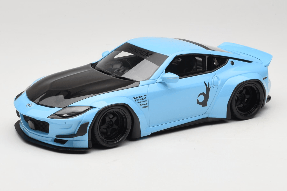 GT-Spirit Nissan Fairlady Z Pandem 2025 China Blue 1:18 Modell