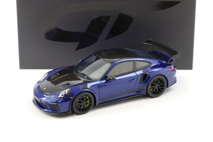 GT Spirit Porsche 911 (991.2) GT3 RS Weissach Package San Marino blue 2018 1:18 Modell
