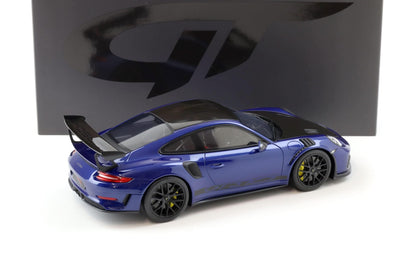 GT Spirit Porsche 911 (991.2) GT3 RS Weissach Package San Marino blue 2018 1:18 Modell