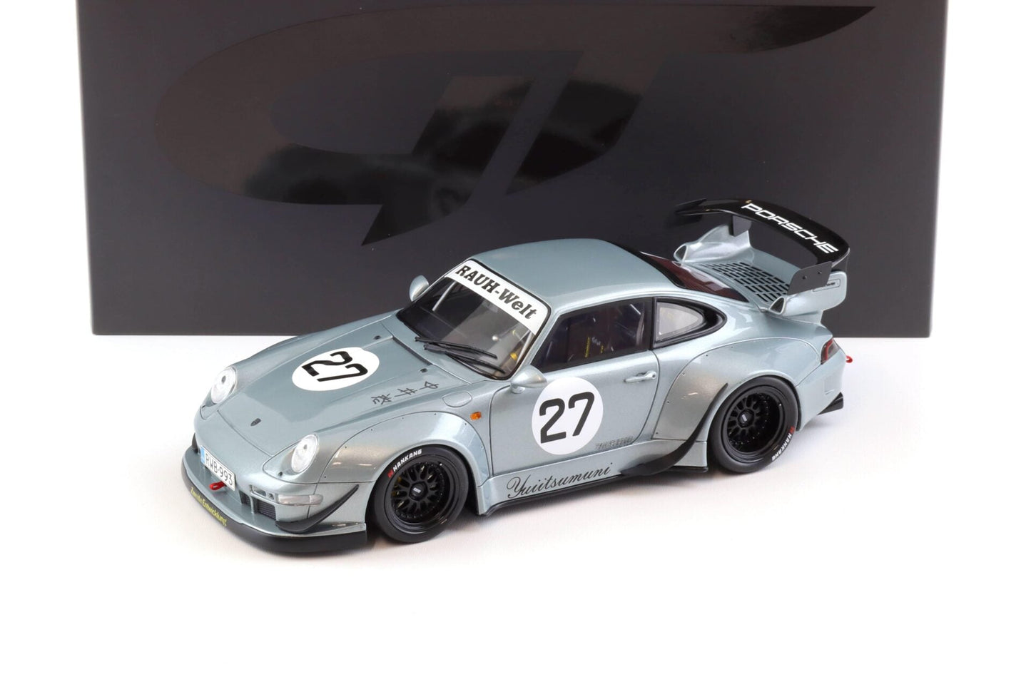 GT Spirit Porsche 911 (993) RWB Yuiitsumuni Silber 2024 1:18 Modell