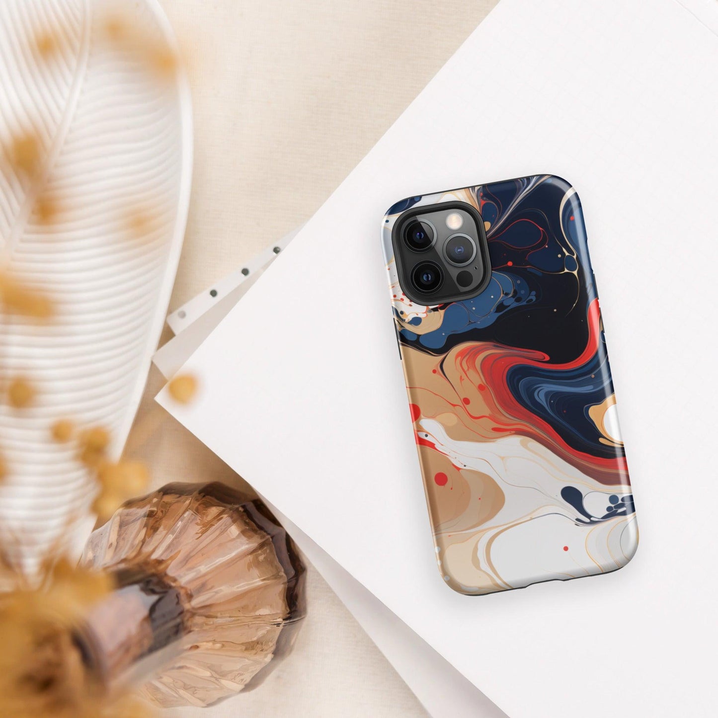 Hardcase iPhone® Handyhülle "Color Swirl" - Artexio