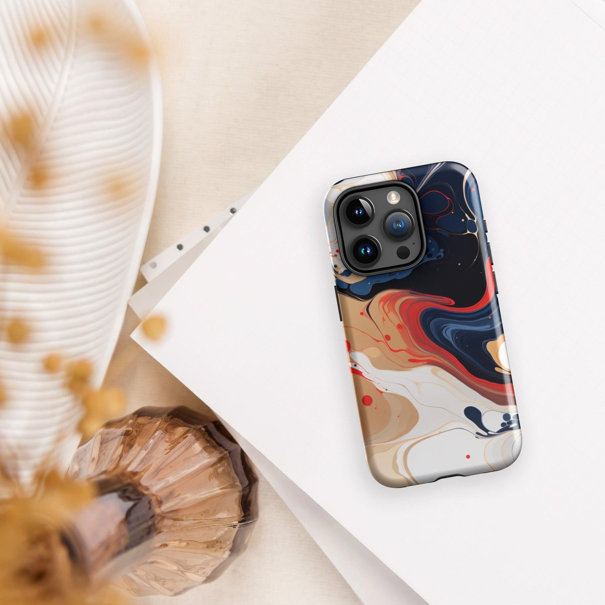 Hardcase iPhone® Handyhülle "Color Swirl" - Artexio