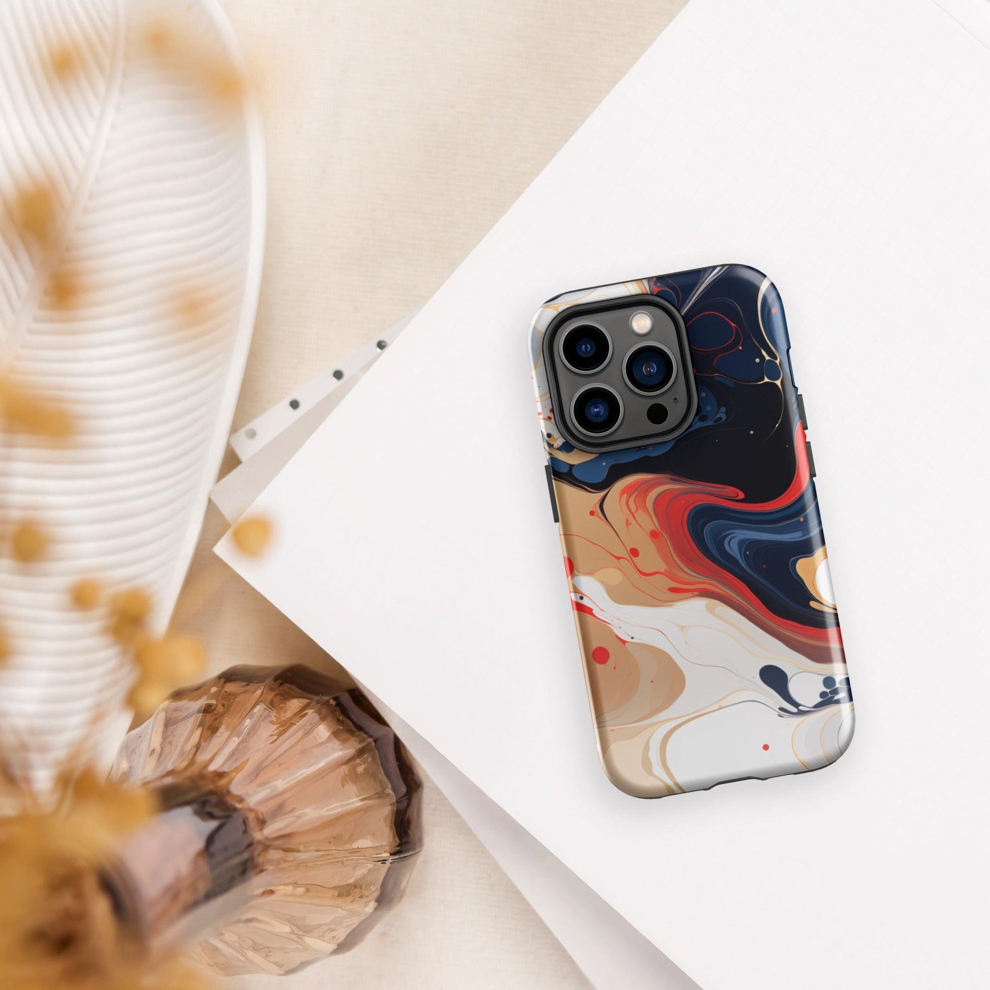 Hardcase iPhone® Handyhülle "Color Swirl" - Artexio