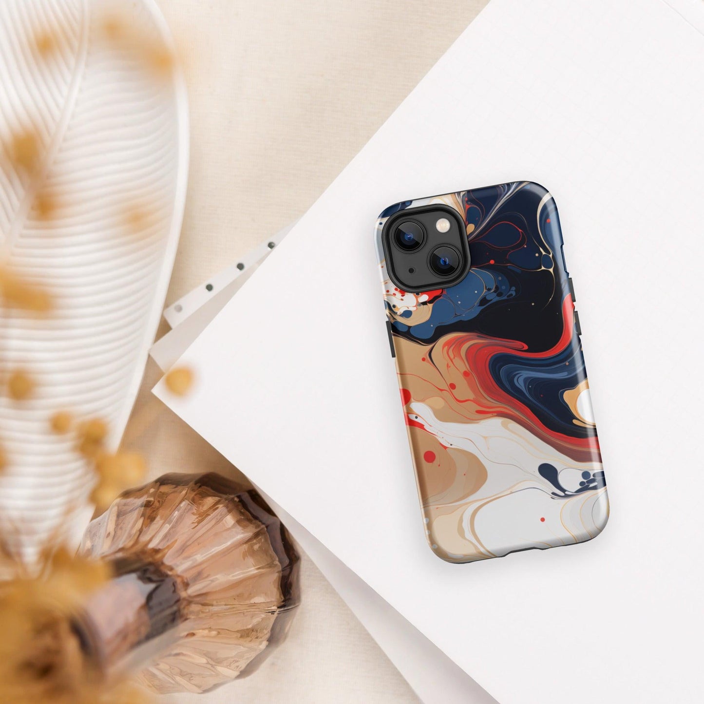 Hardcase iPhone® Handyhülle "Color Swirl" - Artexio