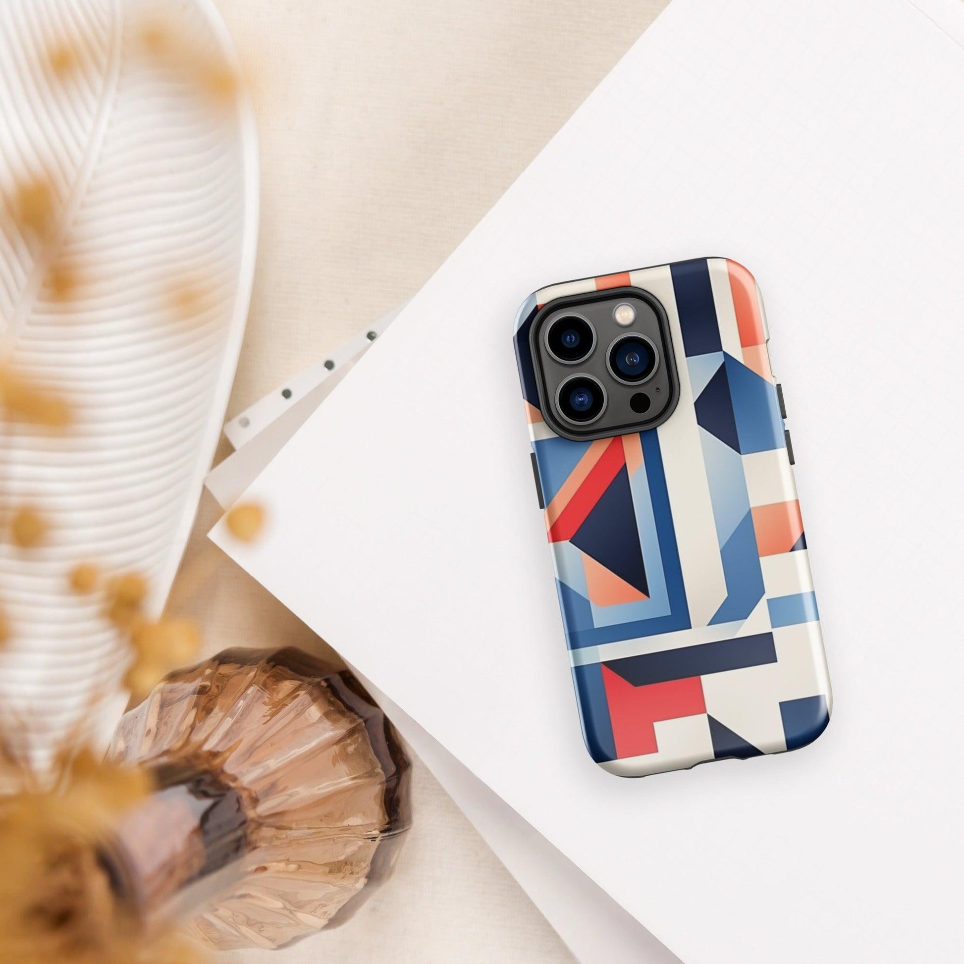 Hardcase iPhone® Handyhülle "Geometric Pulse" - Artexio