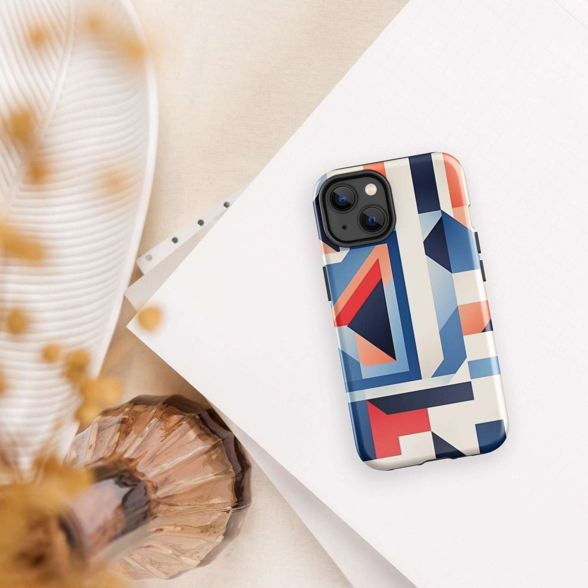 Hardcase iPhone® Handyhülle "Geometric Pulse" - Artexio