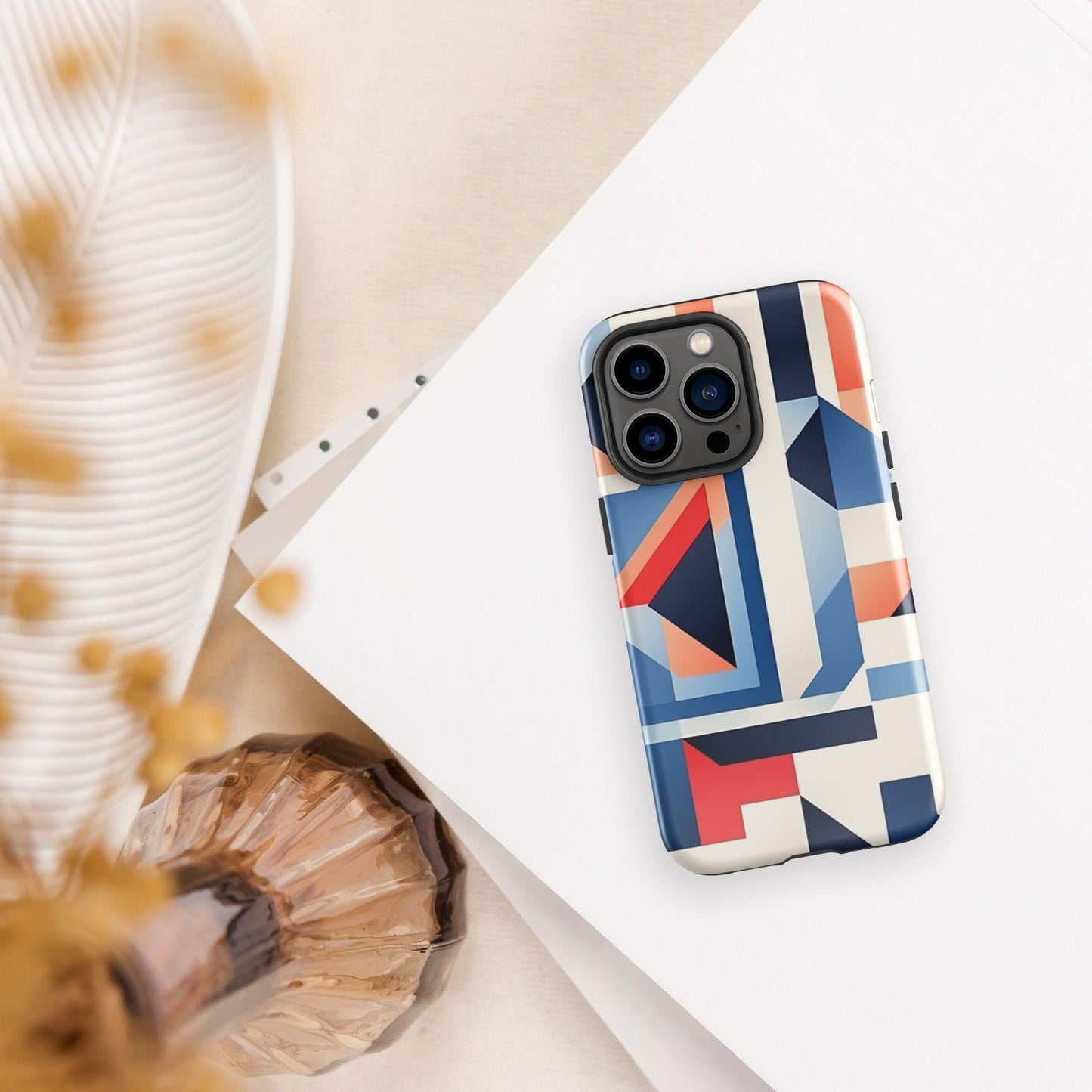 Hardcase iPhone® Handyhülle "Geometric Pulse" - Artexio