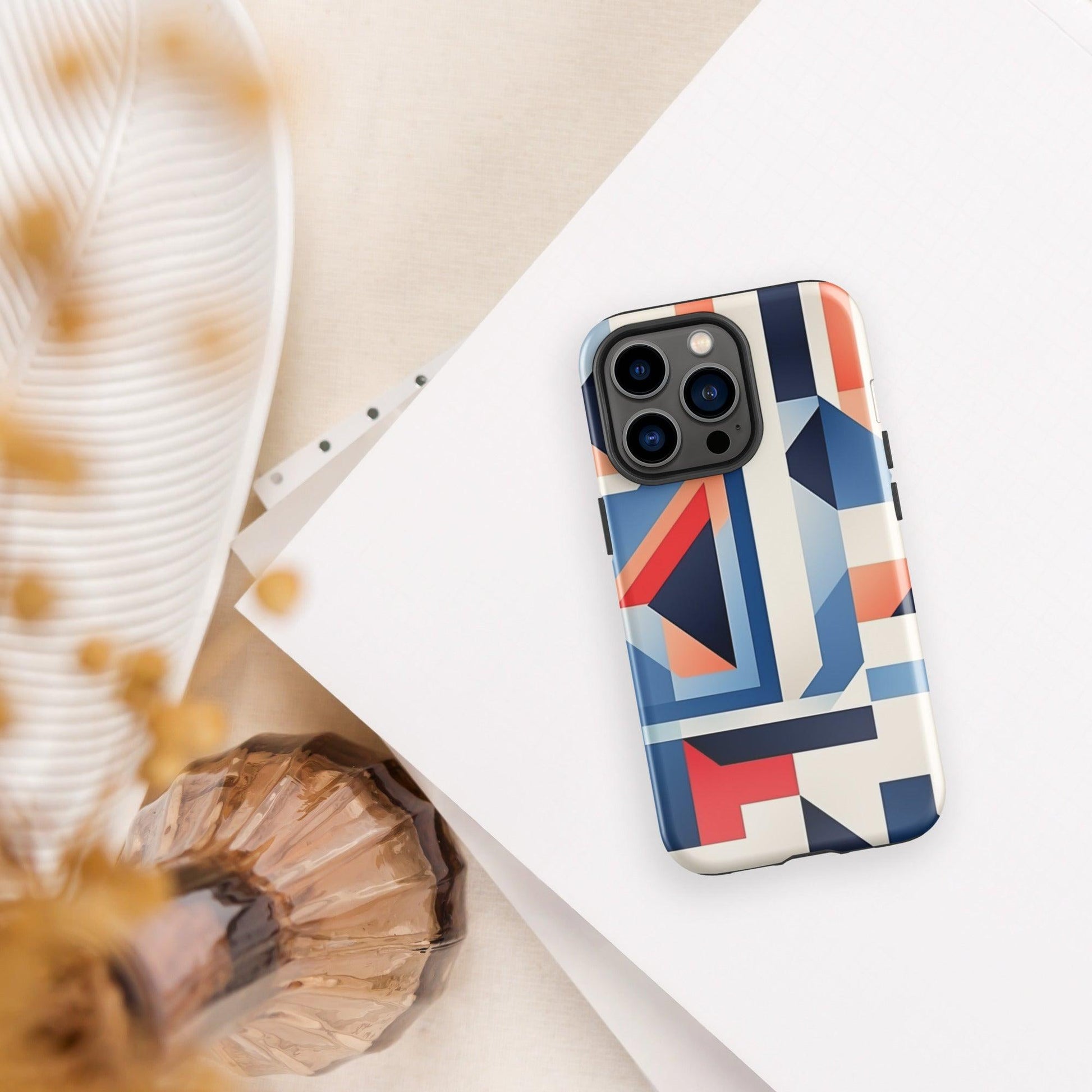 Hardcase iPhone® Handyhülle "Geometric Pulse" - Artexio