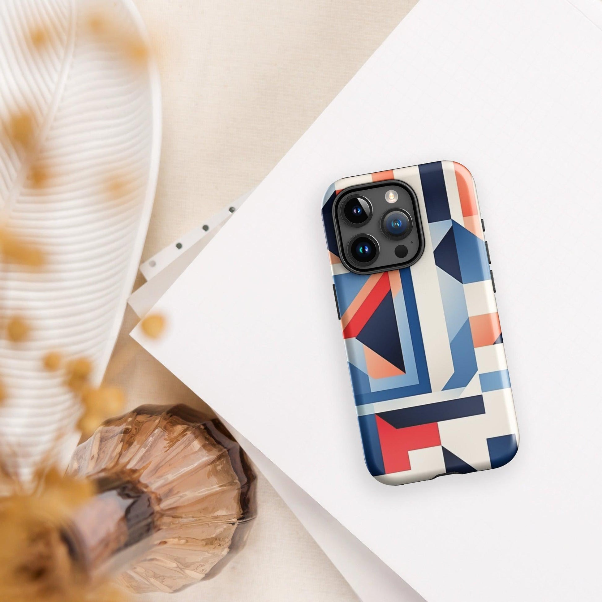 Hardcase iPhone® Handyhülle "Geometric Pulse" - Artexio