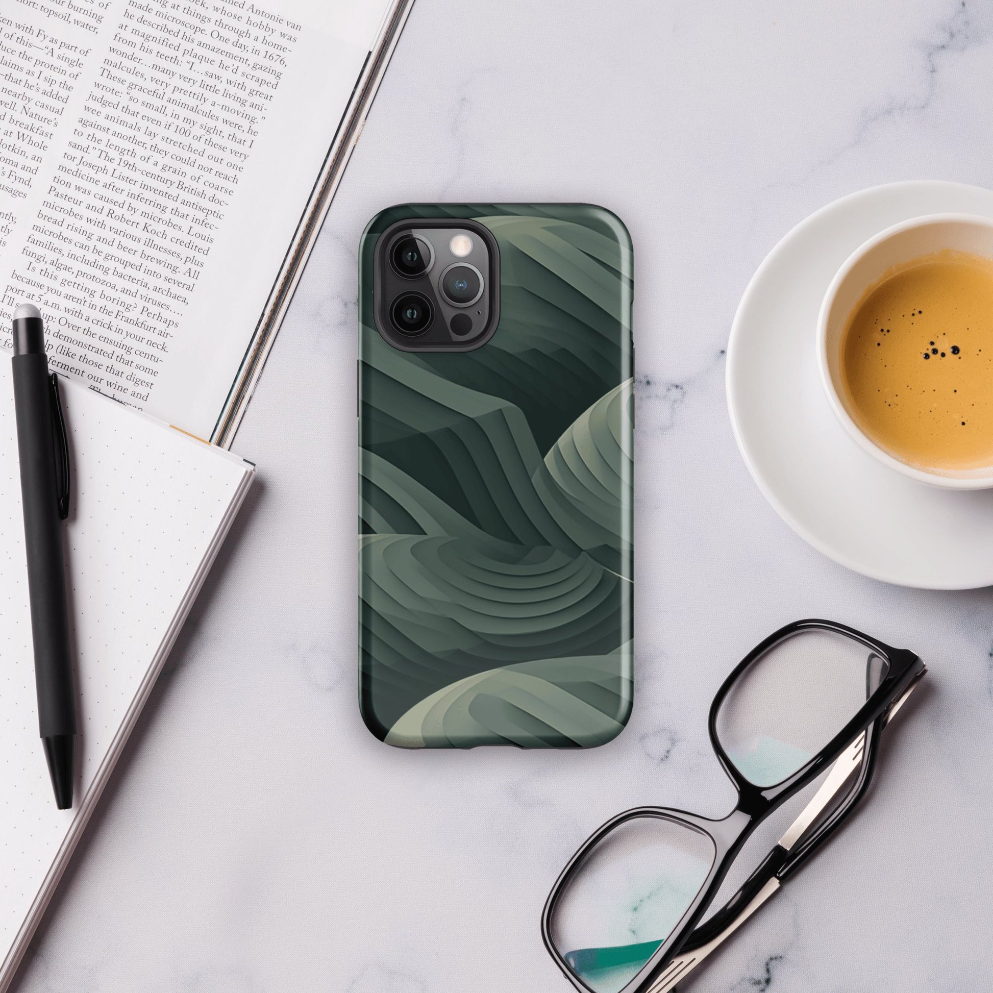 Hardcase iPhone® Handyhülle "Green Tide" - Artexio