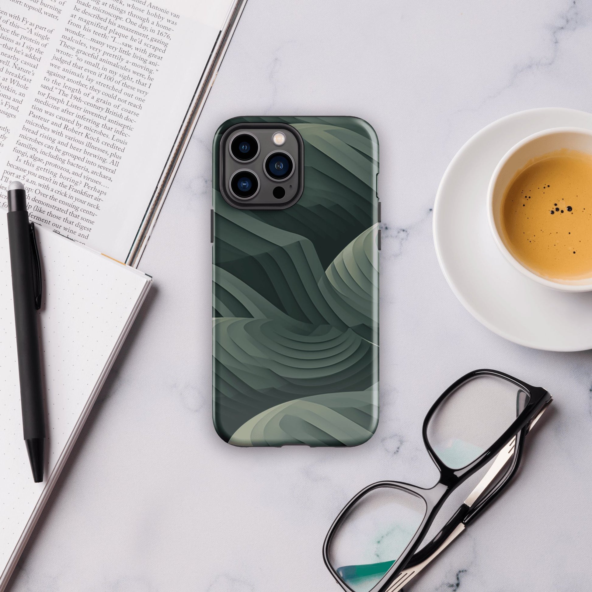 Hardcase iPhone® Handyhülle "Green Tide" - Artexio