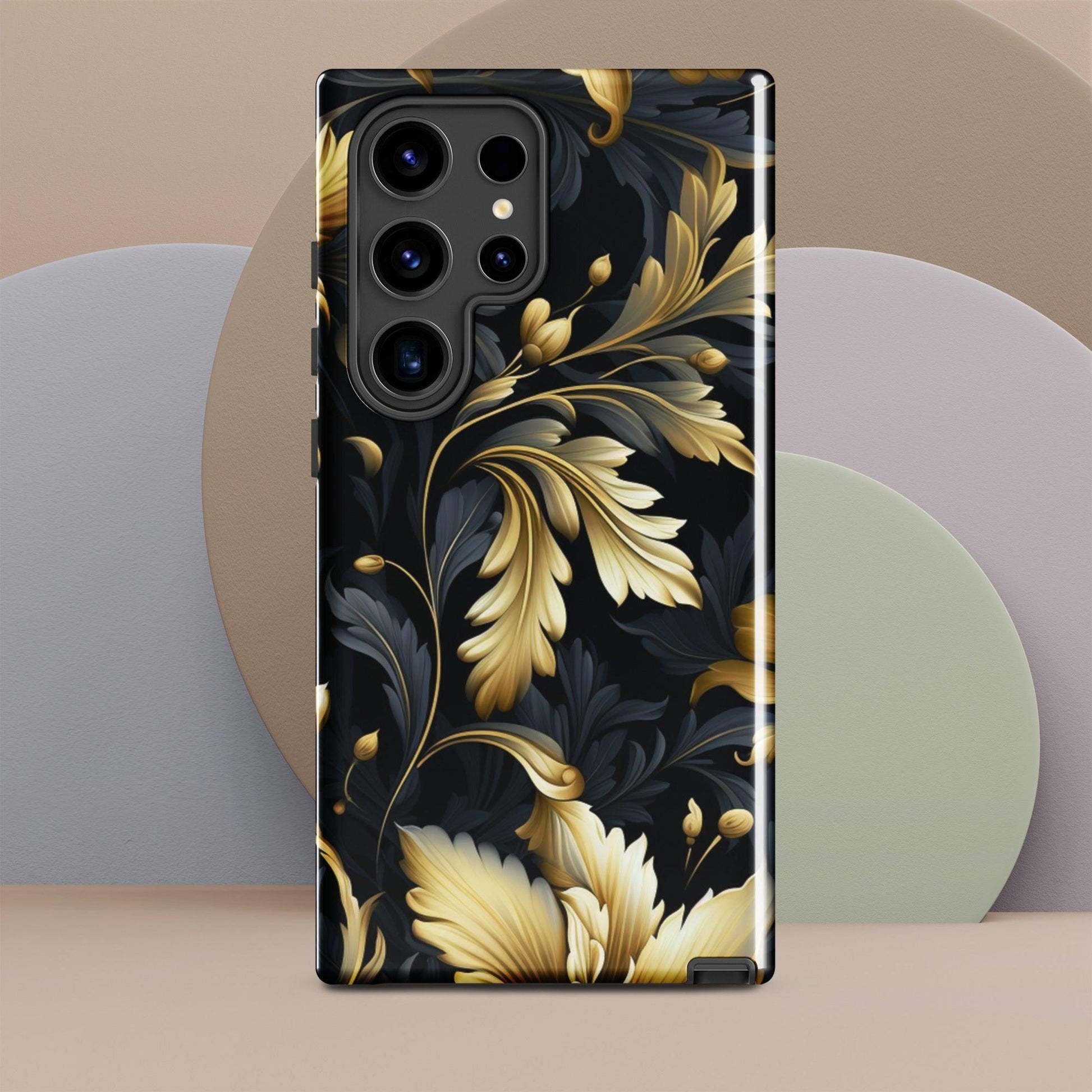 Hardcase Samsung® - Hülle "Golden Flora" - Artexio