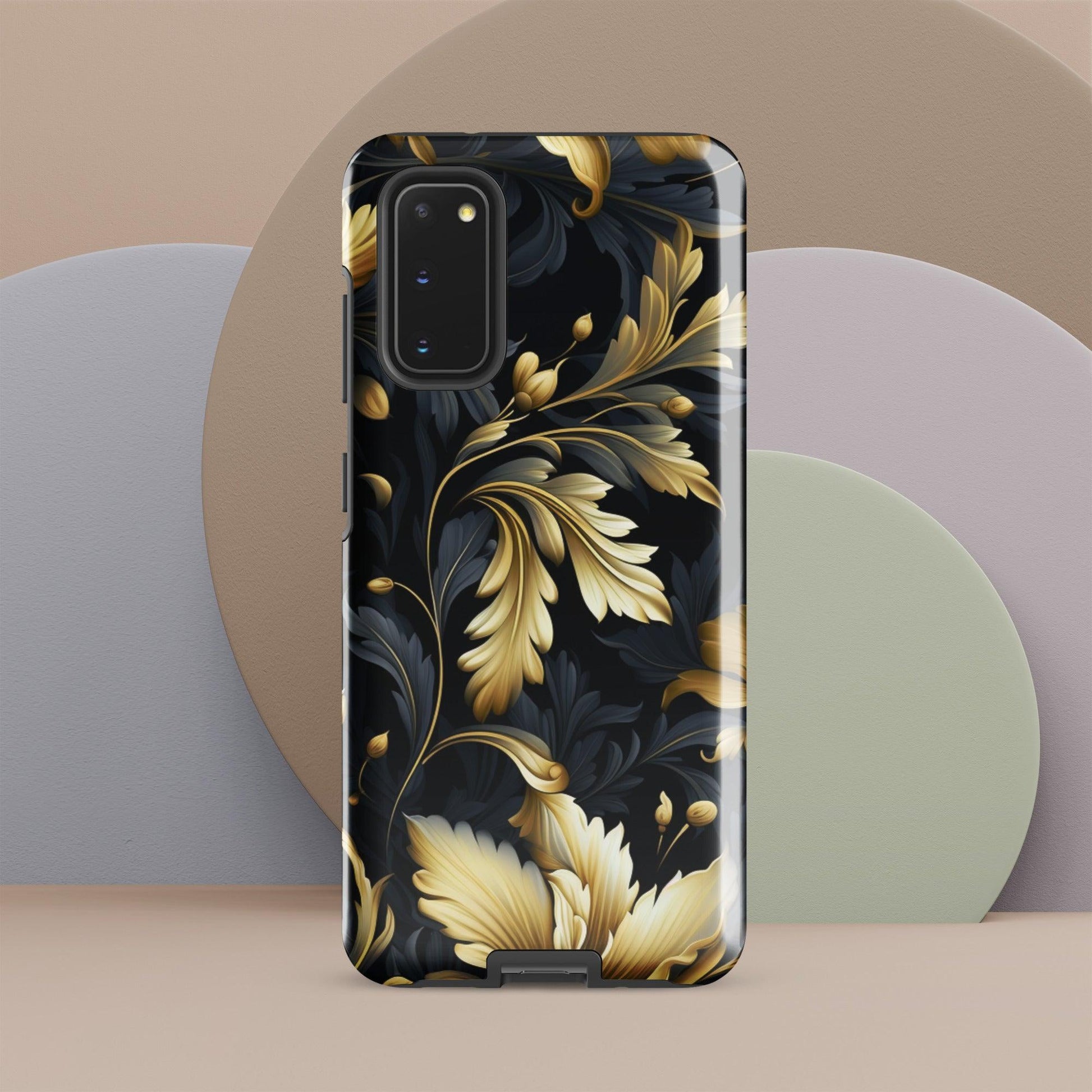 Hardcase Samsung® - Hülle "Golden Flora" - Artexio