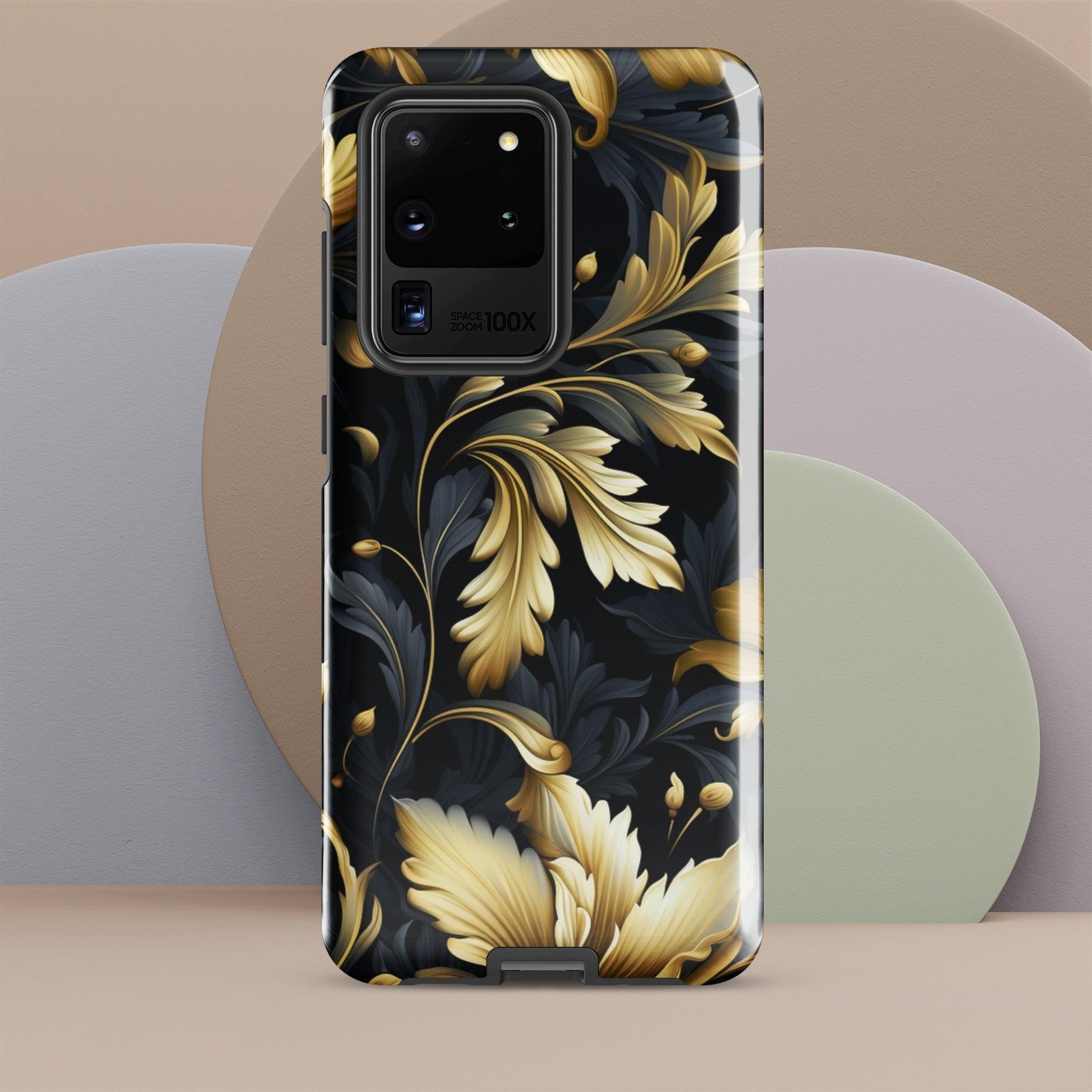 Hardcase Samsung® - Hülle "Golden Flora" - Artexio