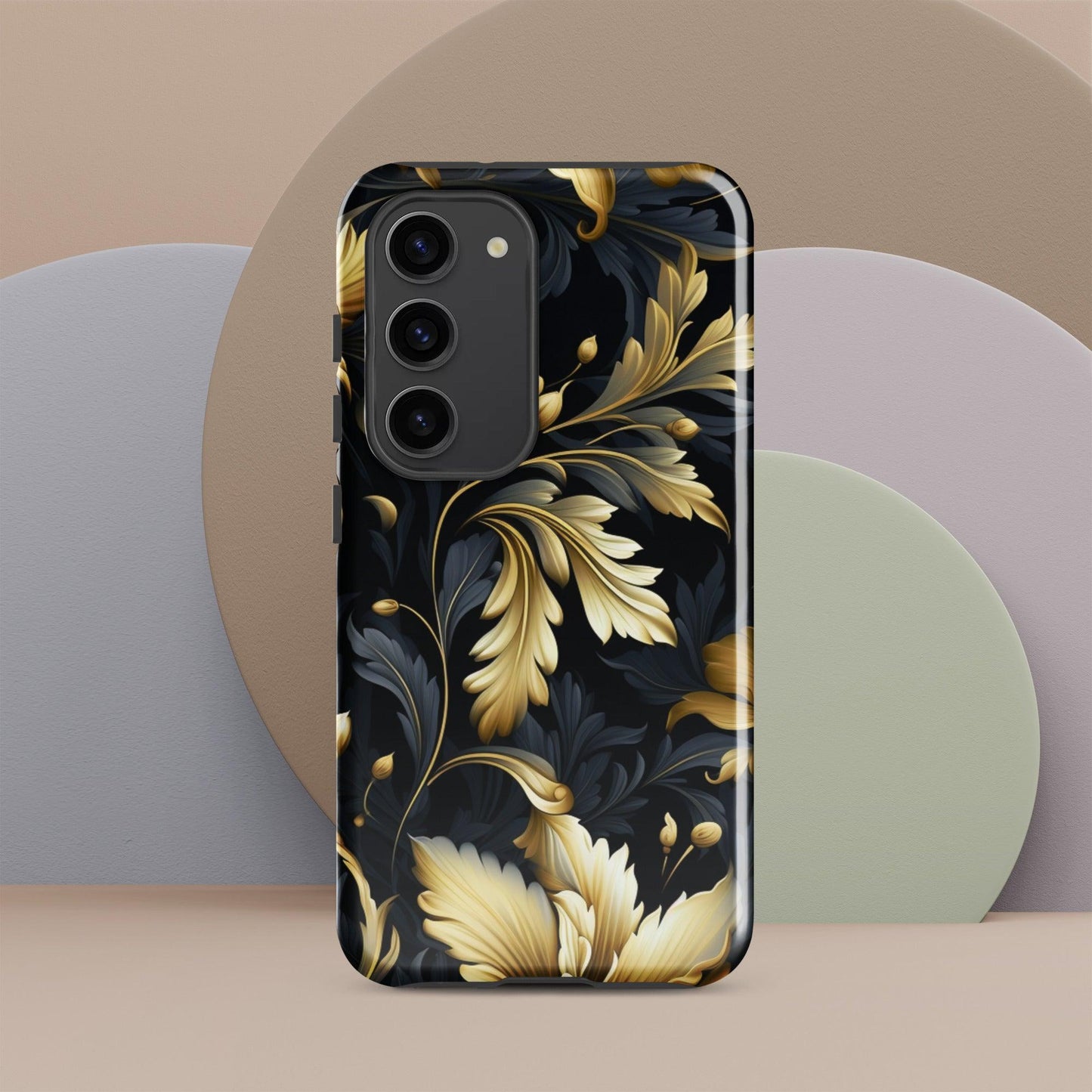 Hardcase Samsung® - Hülle "Golden Flora" - Artexio