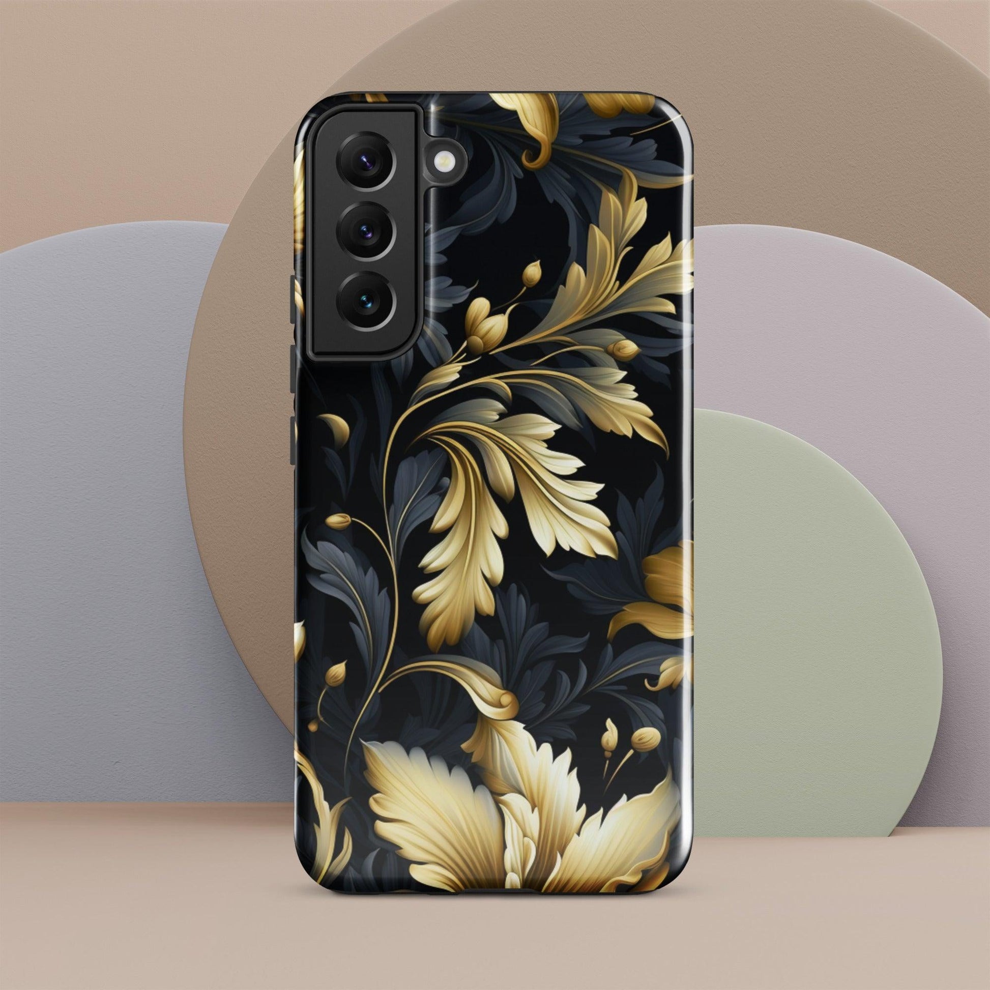 Hardcase Samsung® - Hülle "Golden Flora" - Artexio