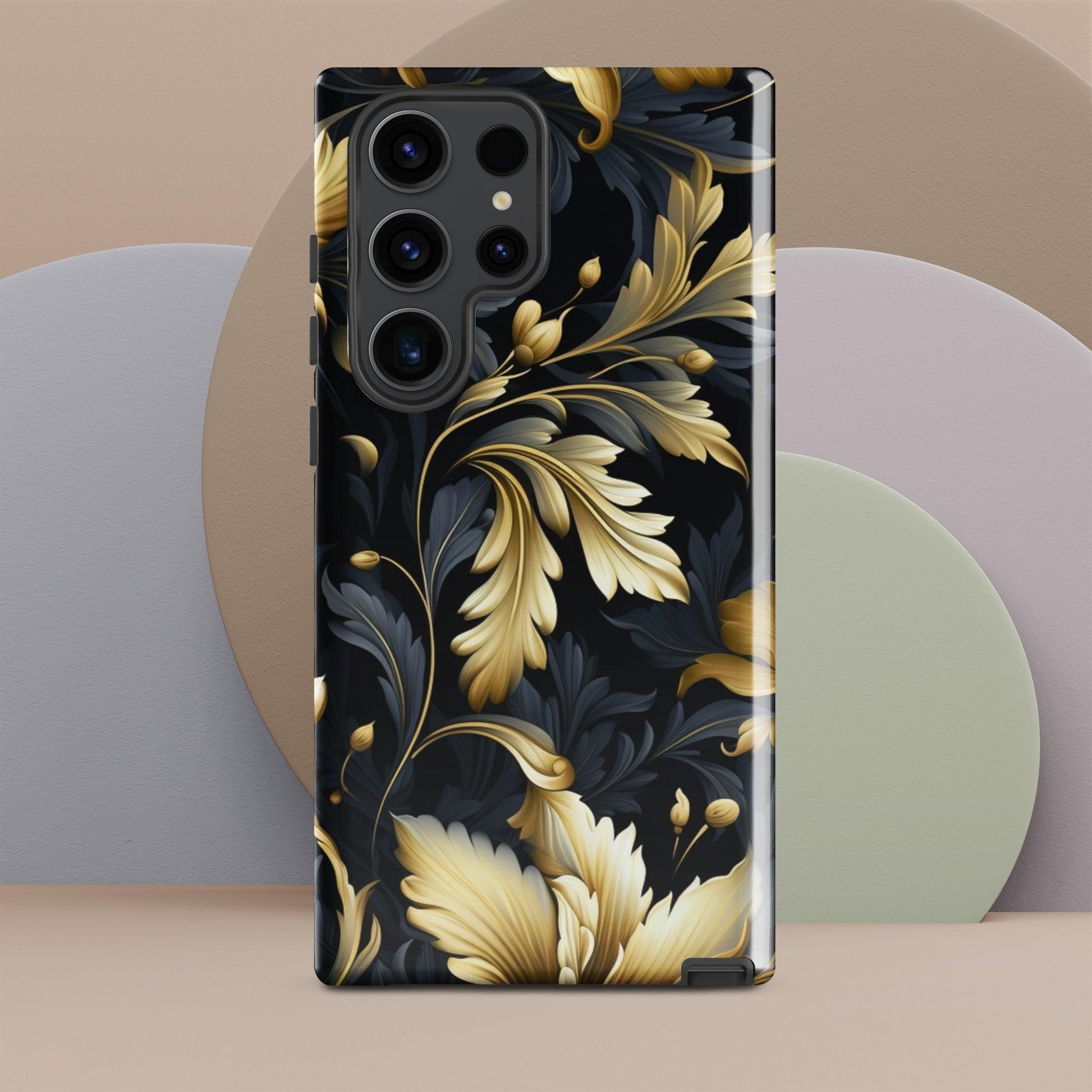 Hardcase Samsung® - Hülle "Golden Flora" - Artexio