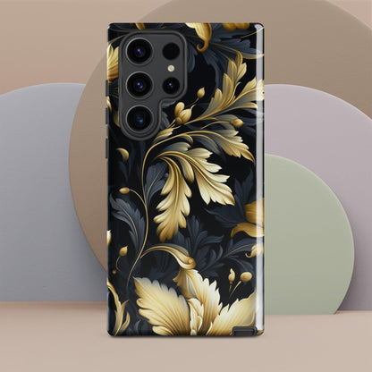 Hardcase Samsung® - Hülle "Golden Flora" - Artexio