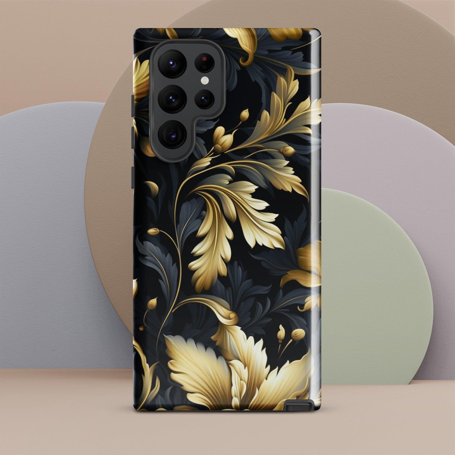 Hardcase Samsung® - Hülle "Golden Flora" - Artexio