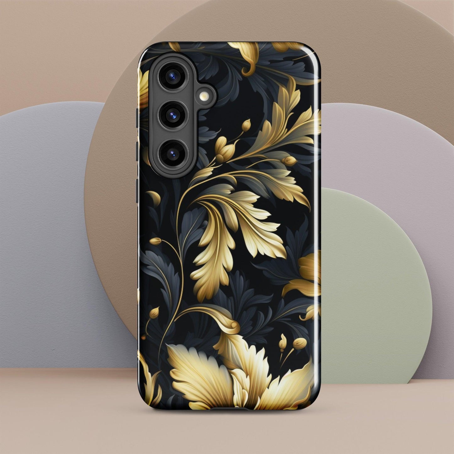 Hardcase Samsung® - Hülle "Golden Flora" - Artexio