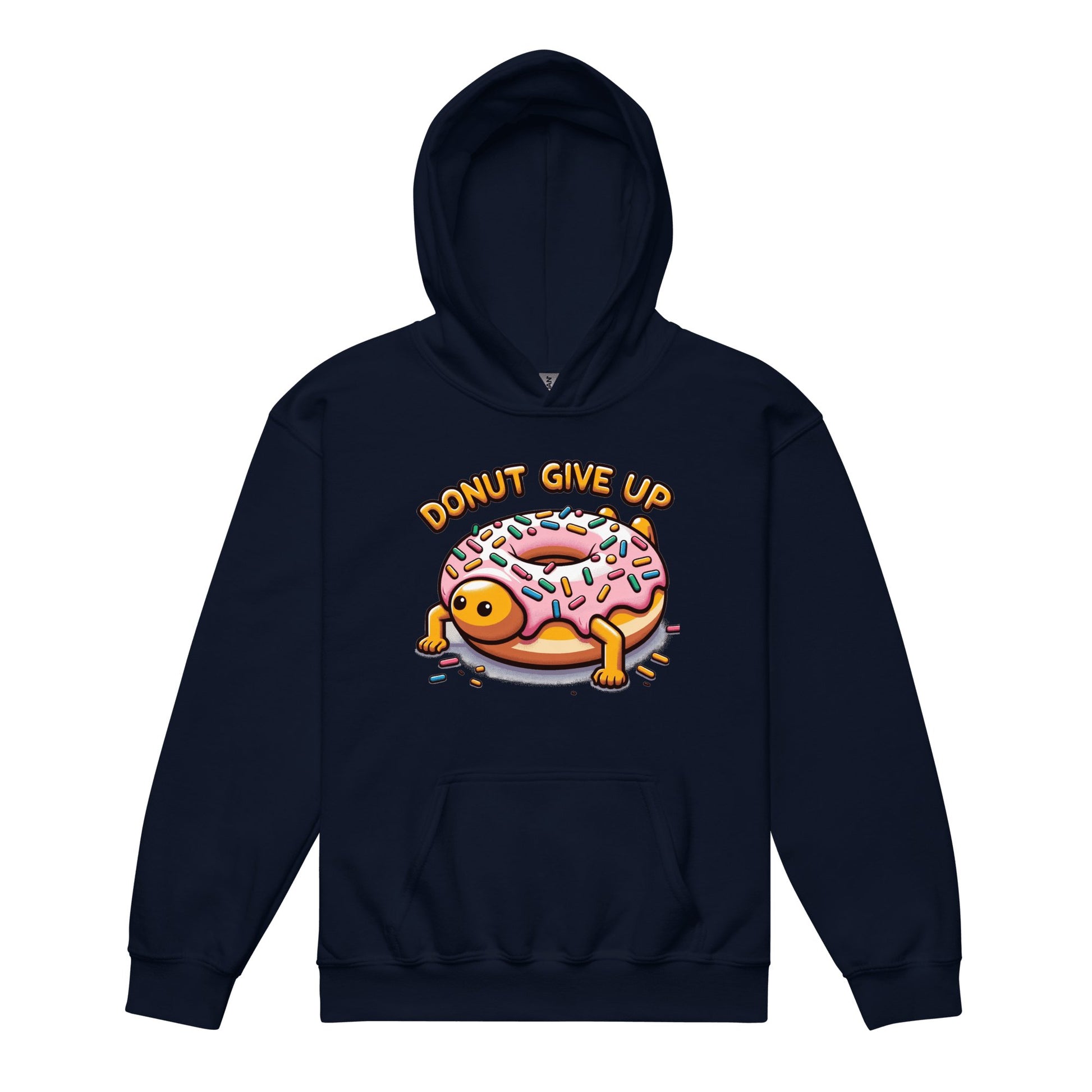 Heavy Blend Hoodie für Jugendliche "Donut give up" - Artexio