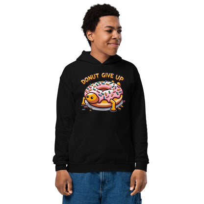 Heavy Blend Hoodie für Jugendliche "Donut give up" - Artexio