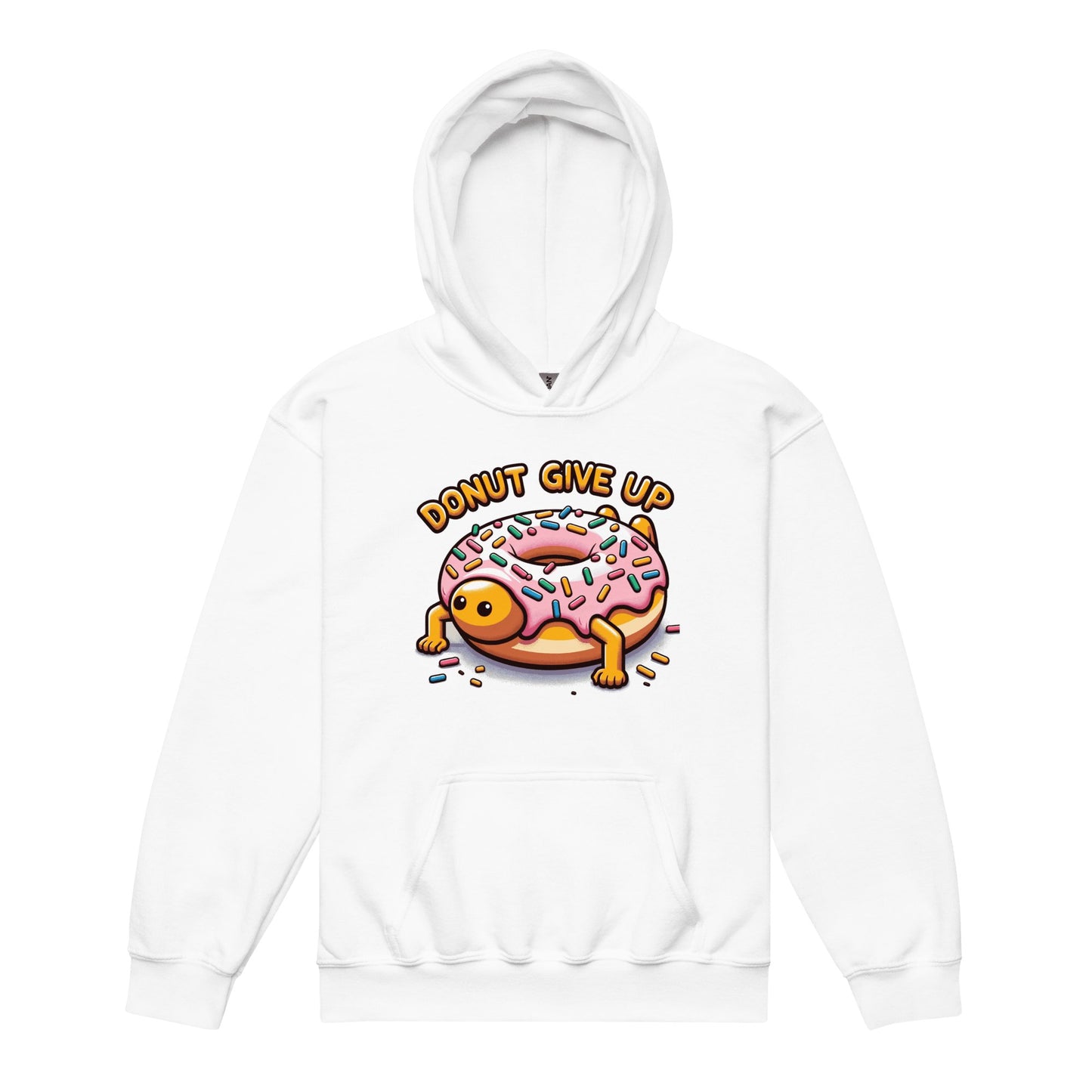 Heavy Blend Hoodie für Jugendliche "Donut give up" - Artexio