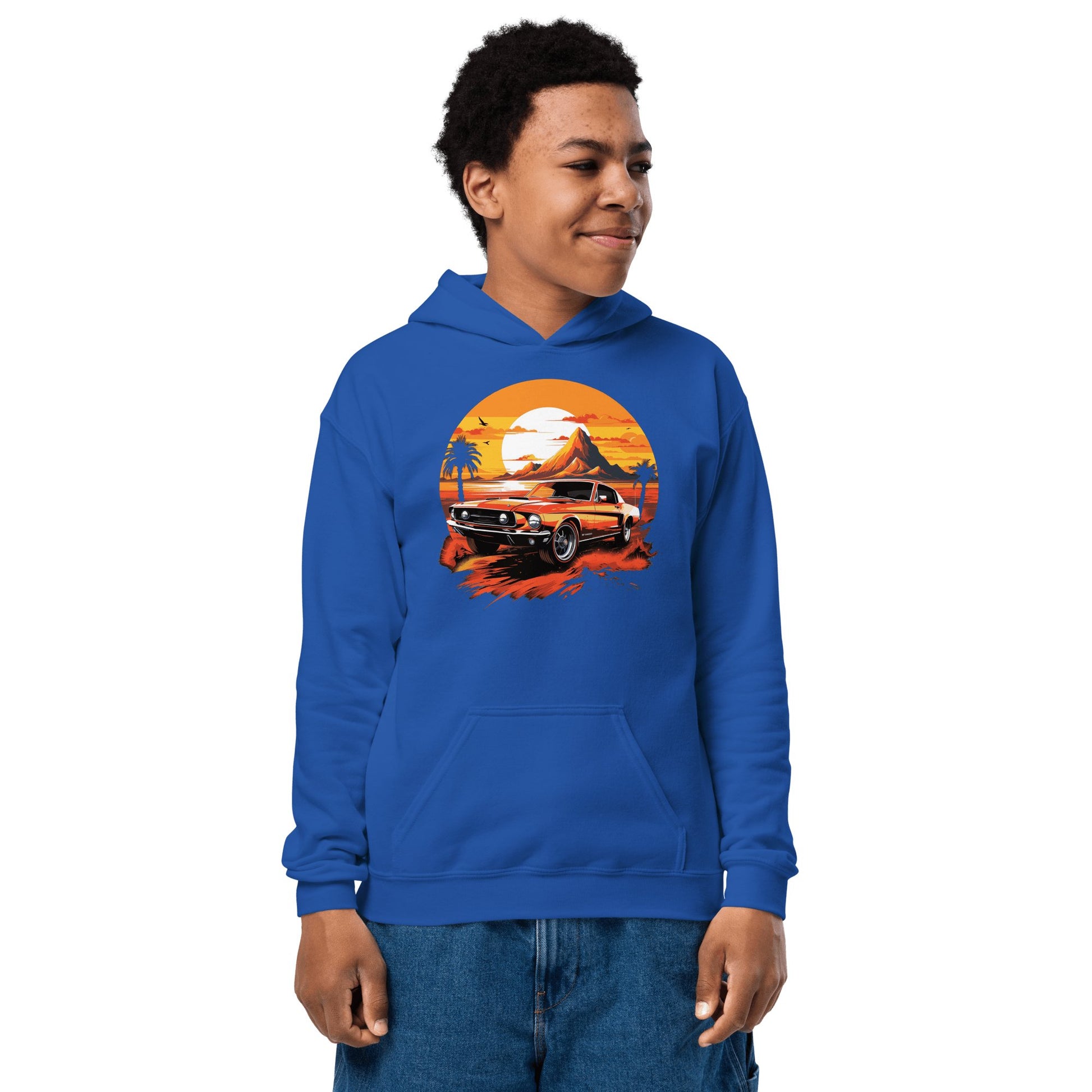 Heavy Blend Hoodie für Jugendliche "Ford Mustang" - Artexio