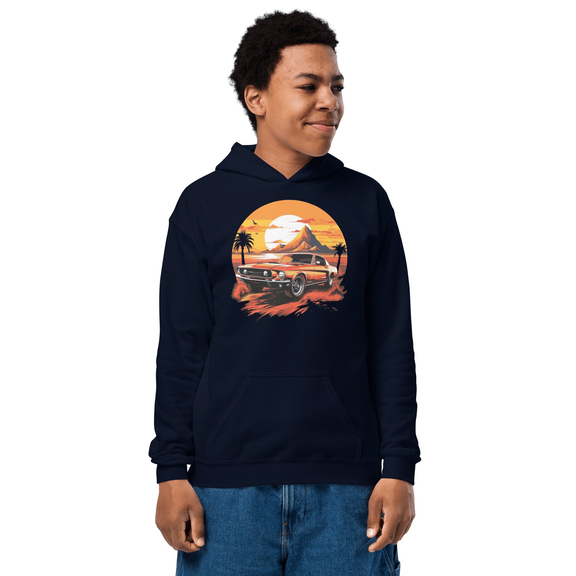 Heavy Blend Hoodie für Jugendliche "Ford Mustang" - Artexio