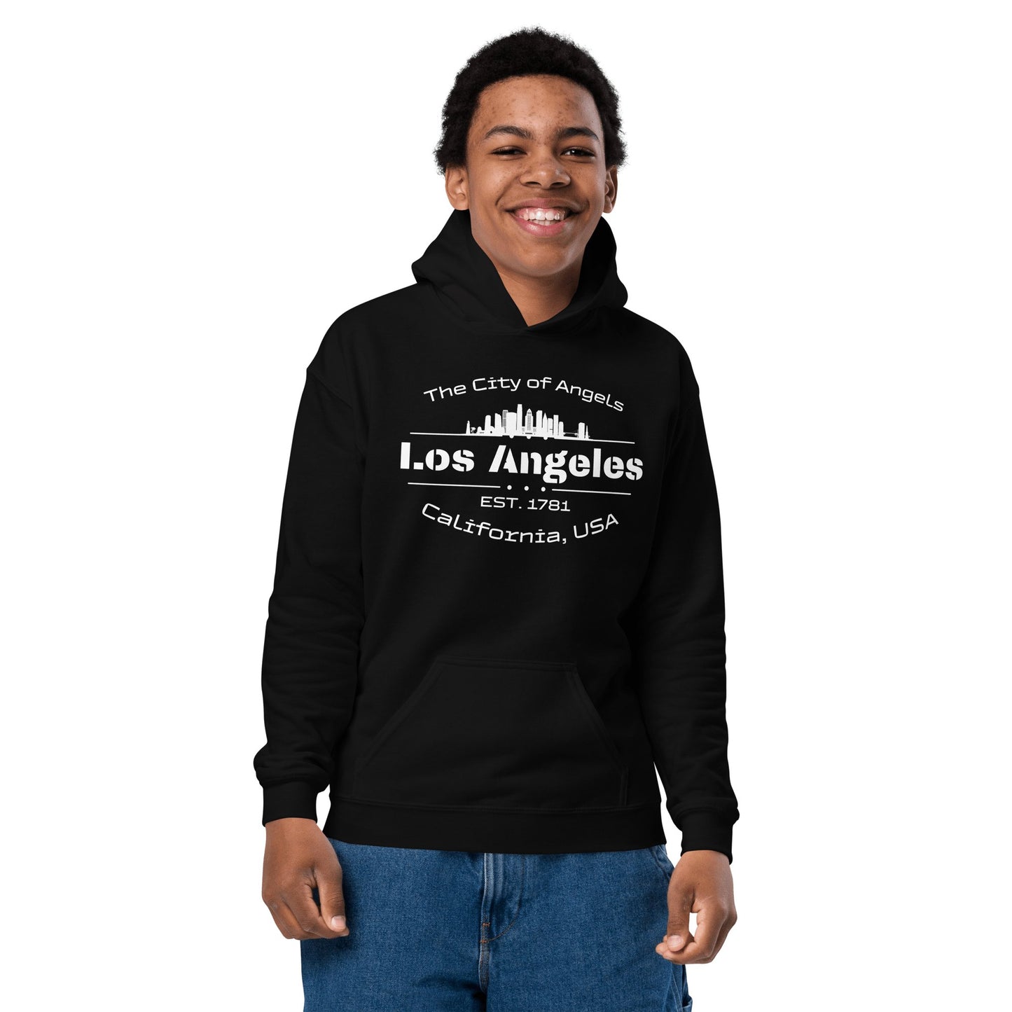 Heavy Blend Hoodie für Jugendliche "Los Angeles" - Artexio