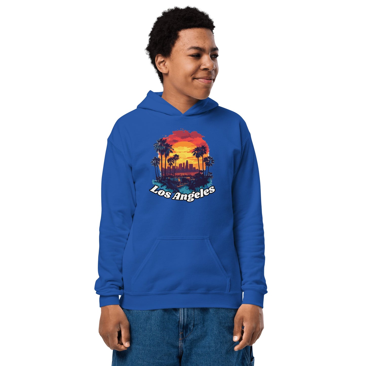 Heavy Blend Hoodie für Jugendliche "Los Angeles" - Artexio