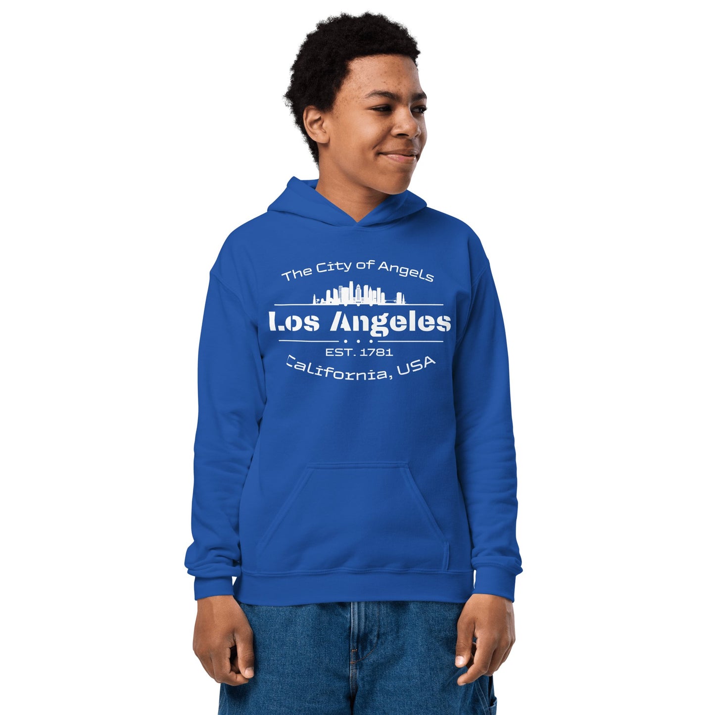 Heavy Blend Hoodie für Jugendliche "Los Angeles" - Artexio