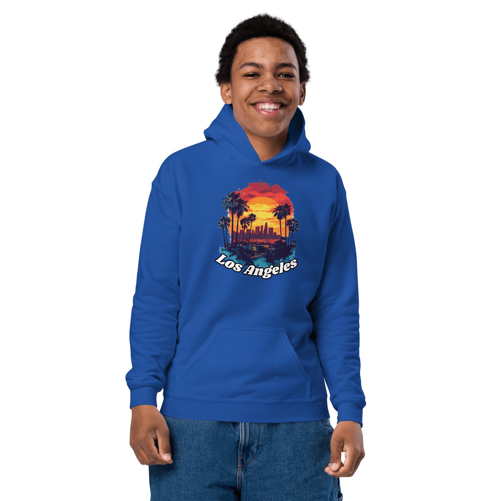 Heavy Blend Hoodie für Jugendliche "Los Angeles" - Artexio