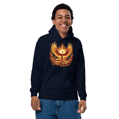 Heavy Blend Hoodie für Jugendliche "Phoenix" - Artexio