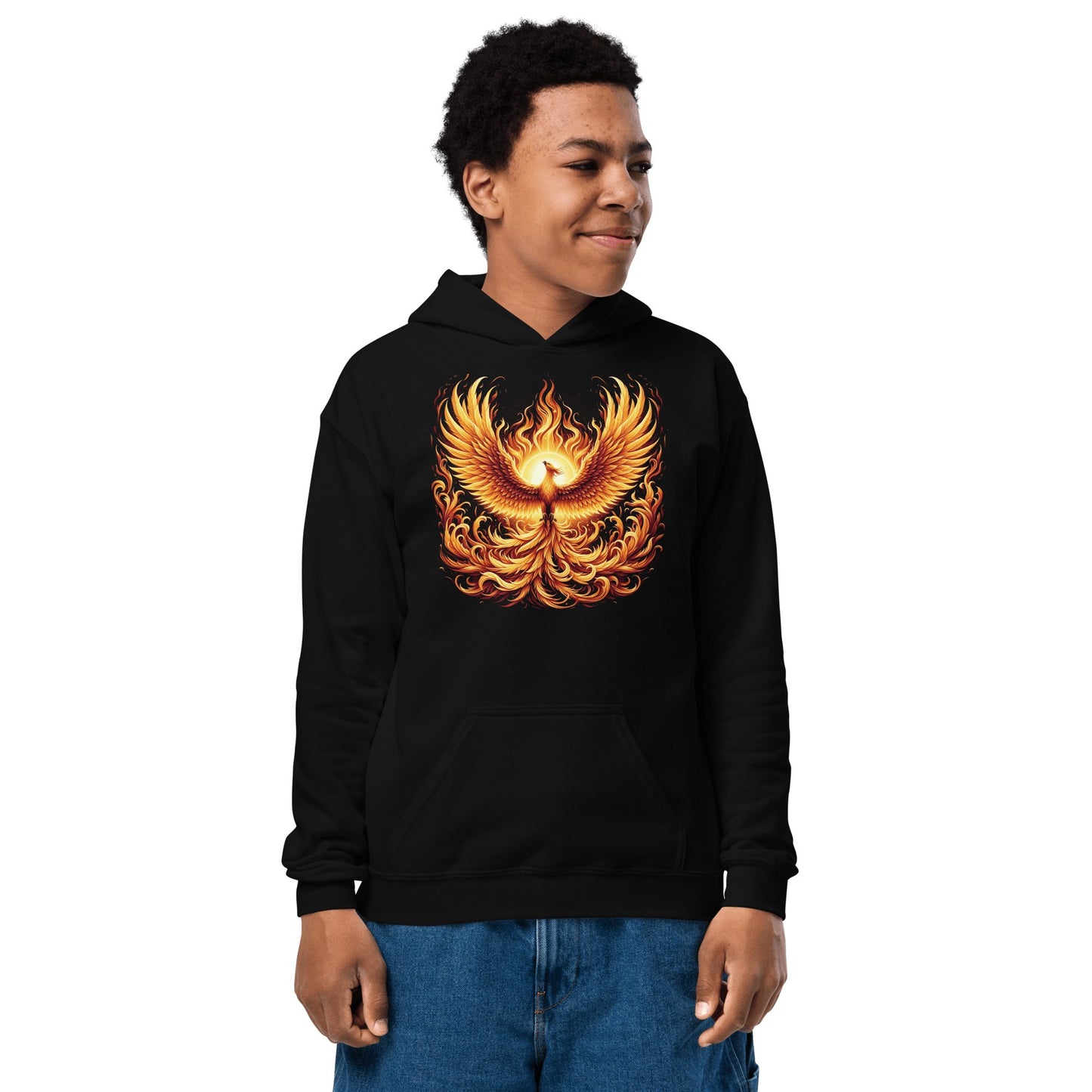 Heavy Blend Hoodie für Jugendliche "Phoenix" - Artexio