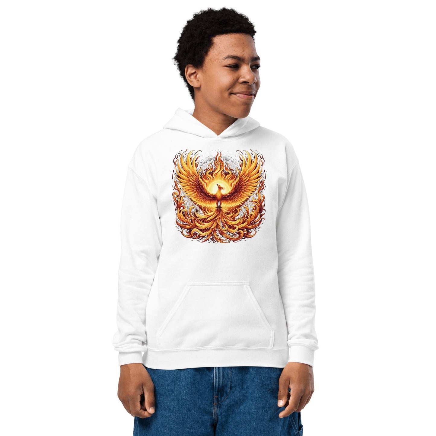 Heavy Blend Hoodie für Jugendliche "Phoenix" - Artexio