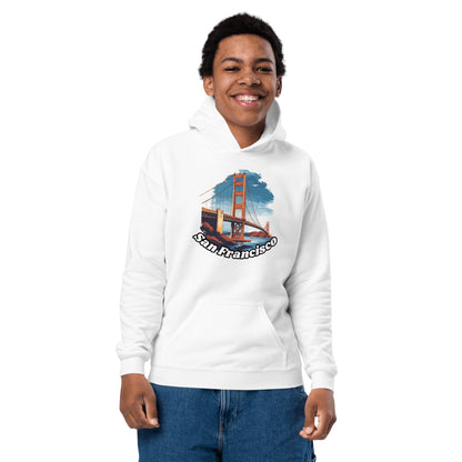 Heavy Blend Hoodie für Jugendliche "San Francisco" - Artexio