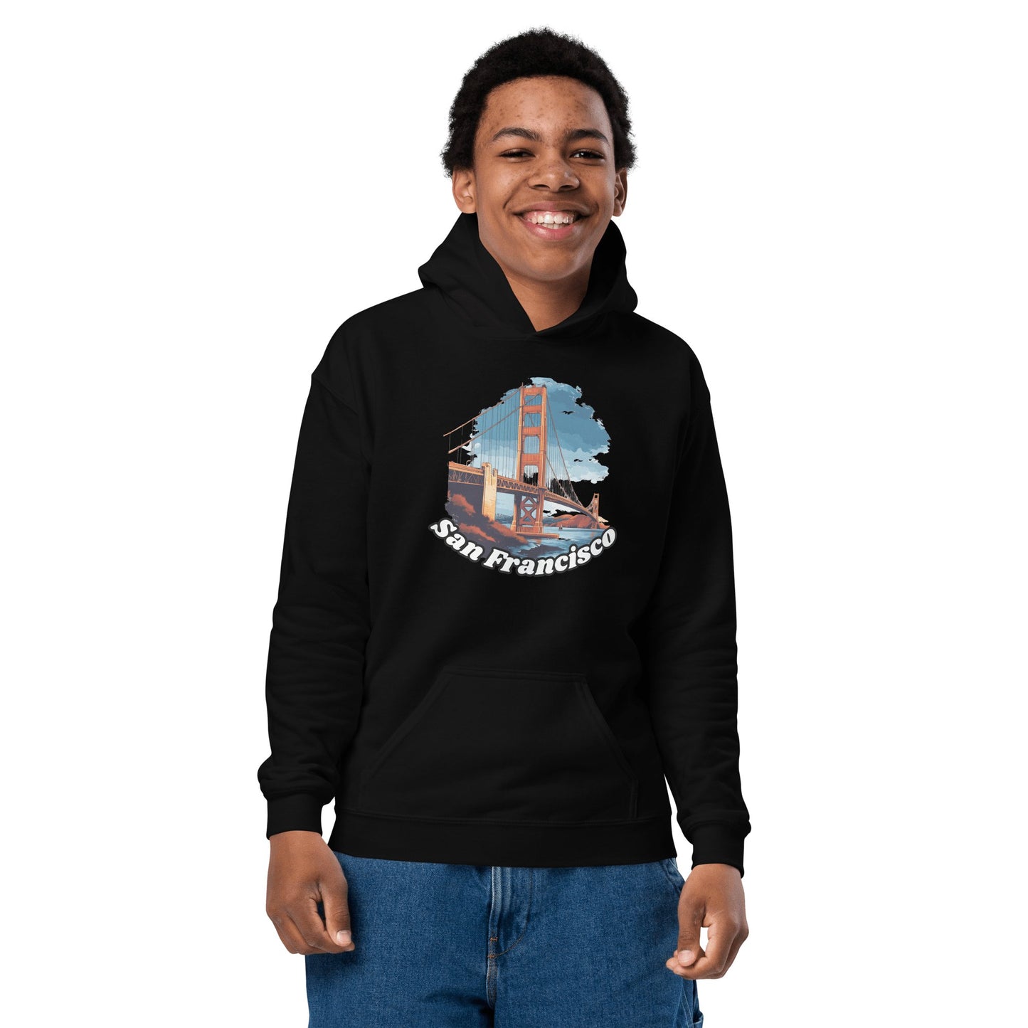 Heavy Blend Hoodie für Jugendliche "San Francisco" - Artexio